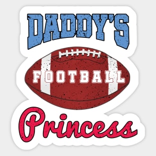 Daddy's Footbal Princess Sticker
